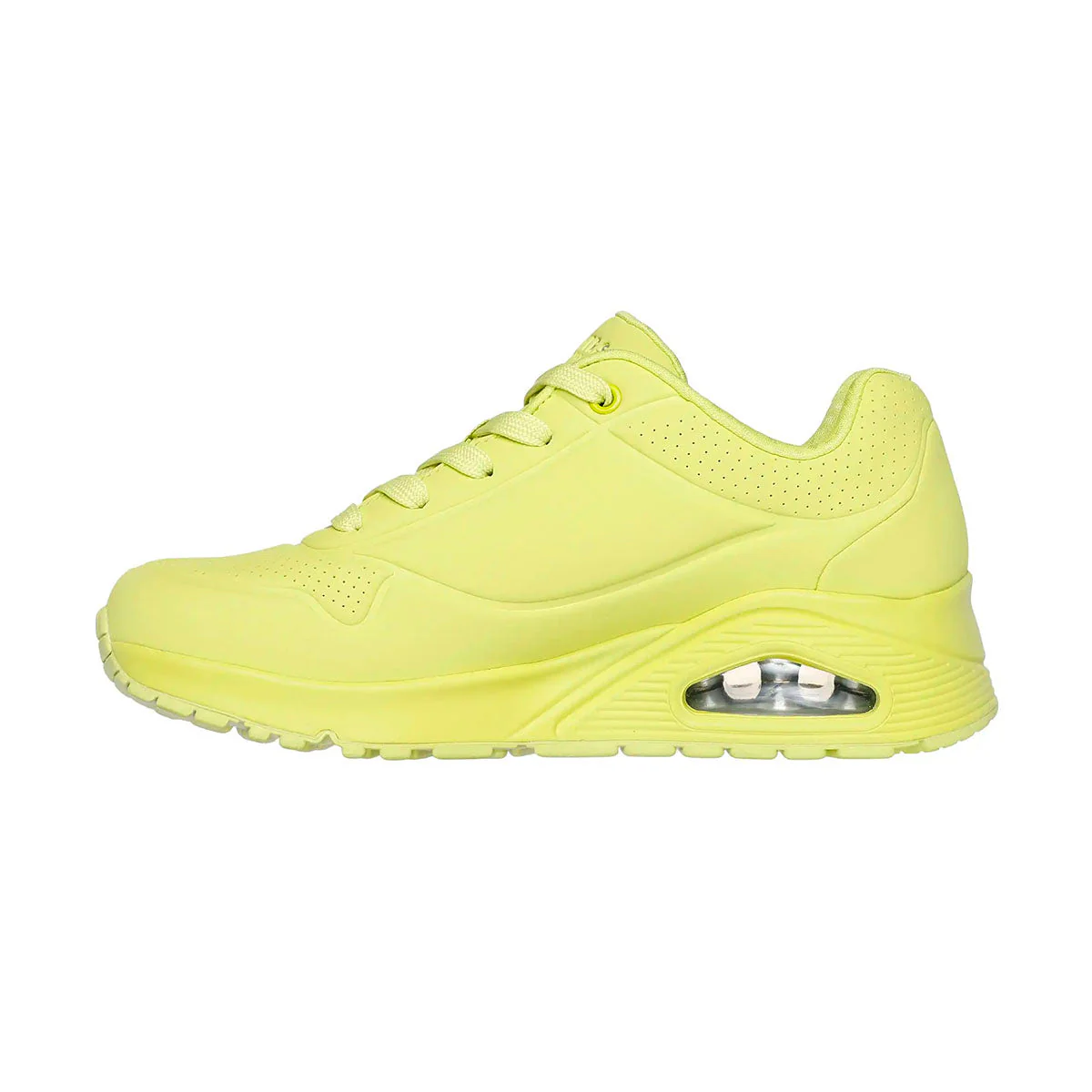 TENIS SKECHERS UNO STAND ON AIR PARA DAMA COLOR VERDE LIMON - Imagen 3