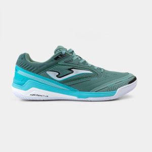 Zapatillas Futbol Sala Gambeta 2623 IN Verde Petróleo Celeste