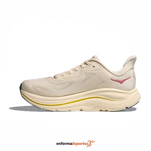 Zapatilla mujer Hoka Clifton 10 | BIRCH/ALABASTER - Imagen 3