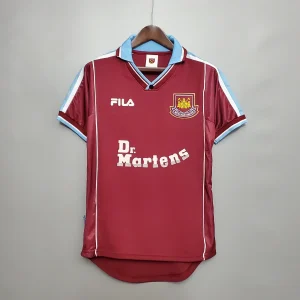 Camiseta West Ham 1999 Retro