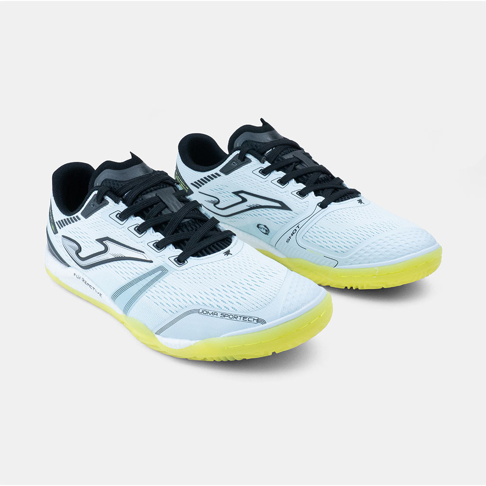 Zapatillas Futbol Sala Skilful 2505 IN Celeste Claro Negro - Imagen 3