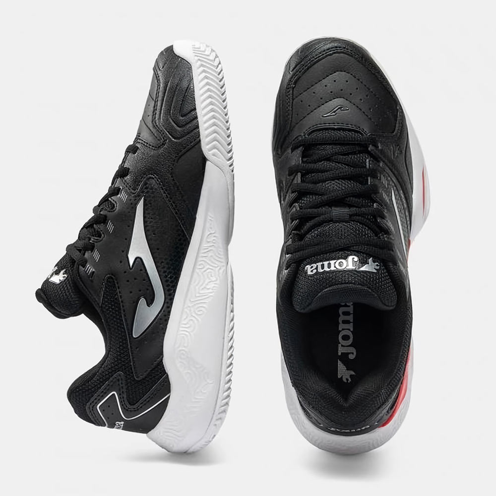 Zapatillas Tennis Master 1000 Men 2601 Negro Rojo - Imagen 5