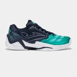 Zapatillas Tenis Set Men 2543 AC Turquesa Marino