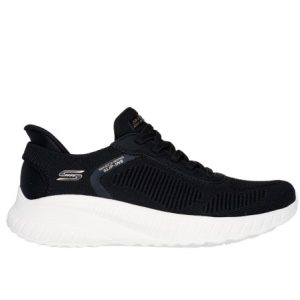 SKECHERS ZAPATILLA BOBS SQUAD 4-STAPLE LOOK (117624/BLK)